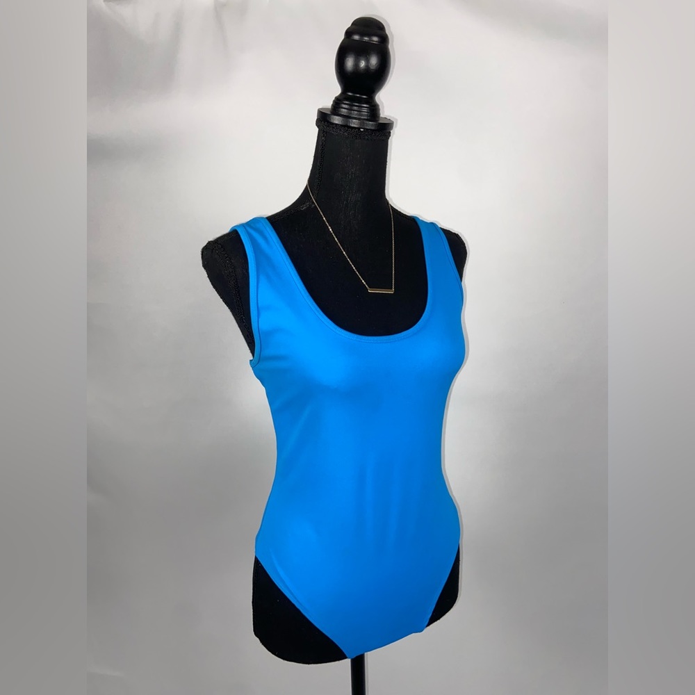Bodysuit Large Carribean Blue F21 Scoopback - Picture 3 of 7